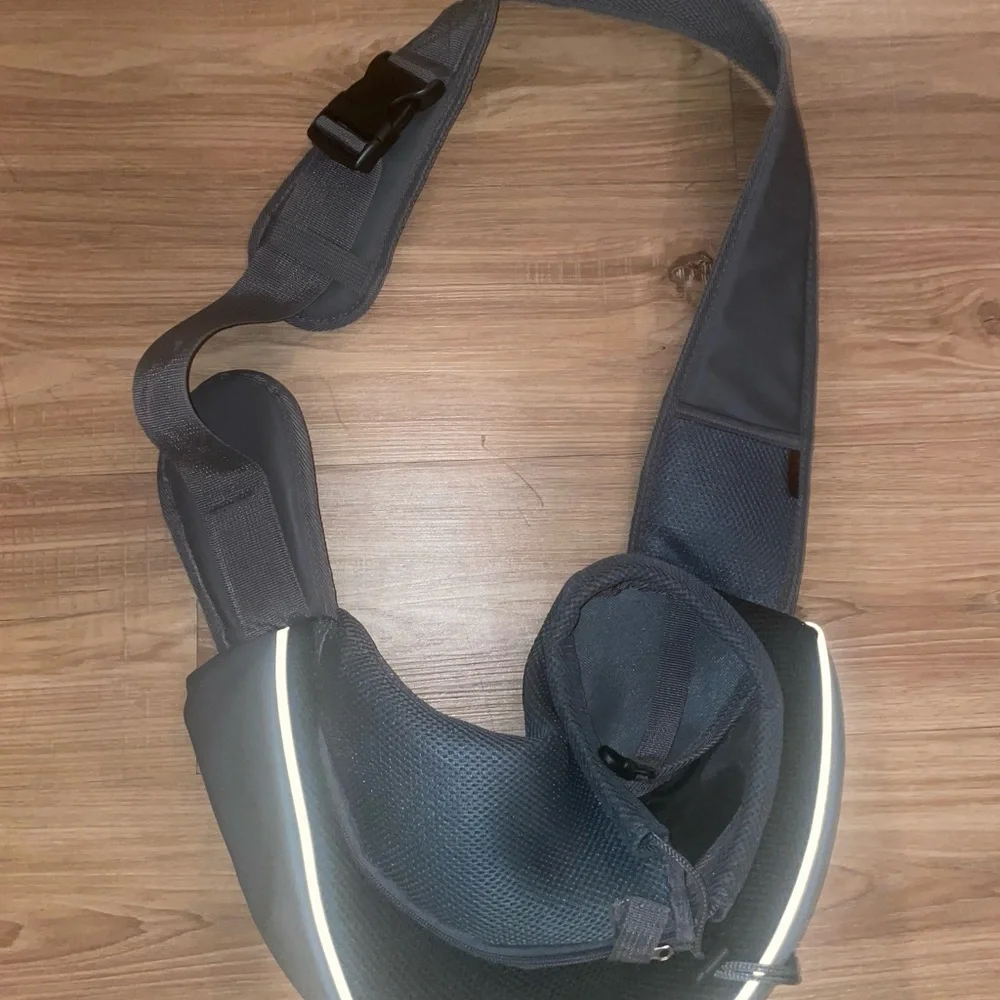 Pet Dog Sling Carrier Breathable Mesh Travel Safe Sling Bag Carrier